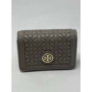 tory Burch Women’s French Gray Card Holder